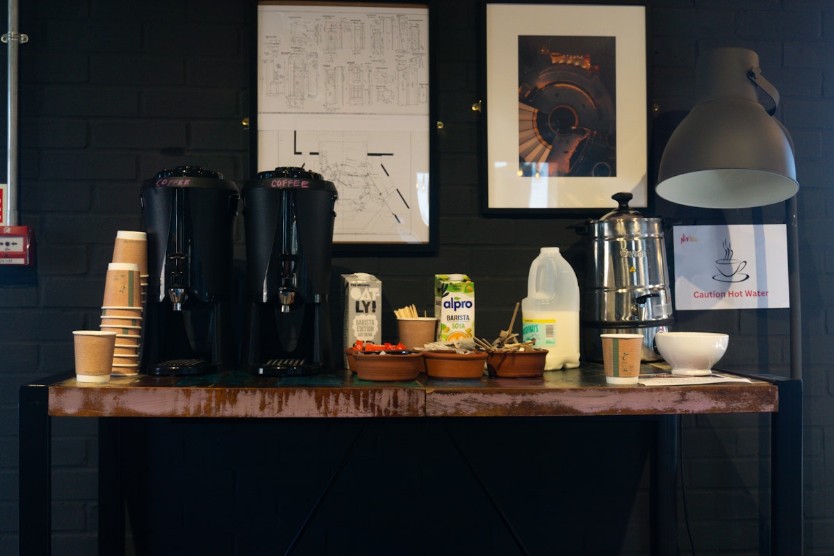 Warm refreshments at New Wolsey warm bank